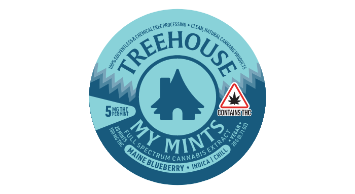 Photograph of product: Treehouse - Cinnamon Hybrid Mints 100MG