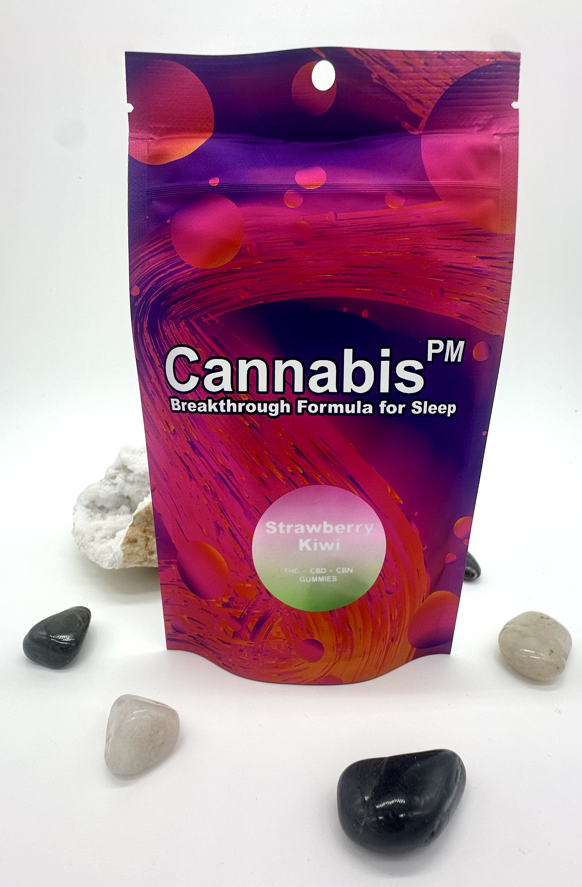 Photograph of product: Oui'dPM - Strawberry Kiwi 50mg Gummies