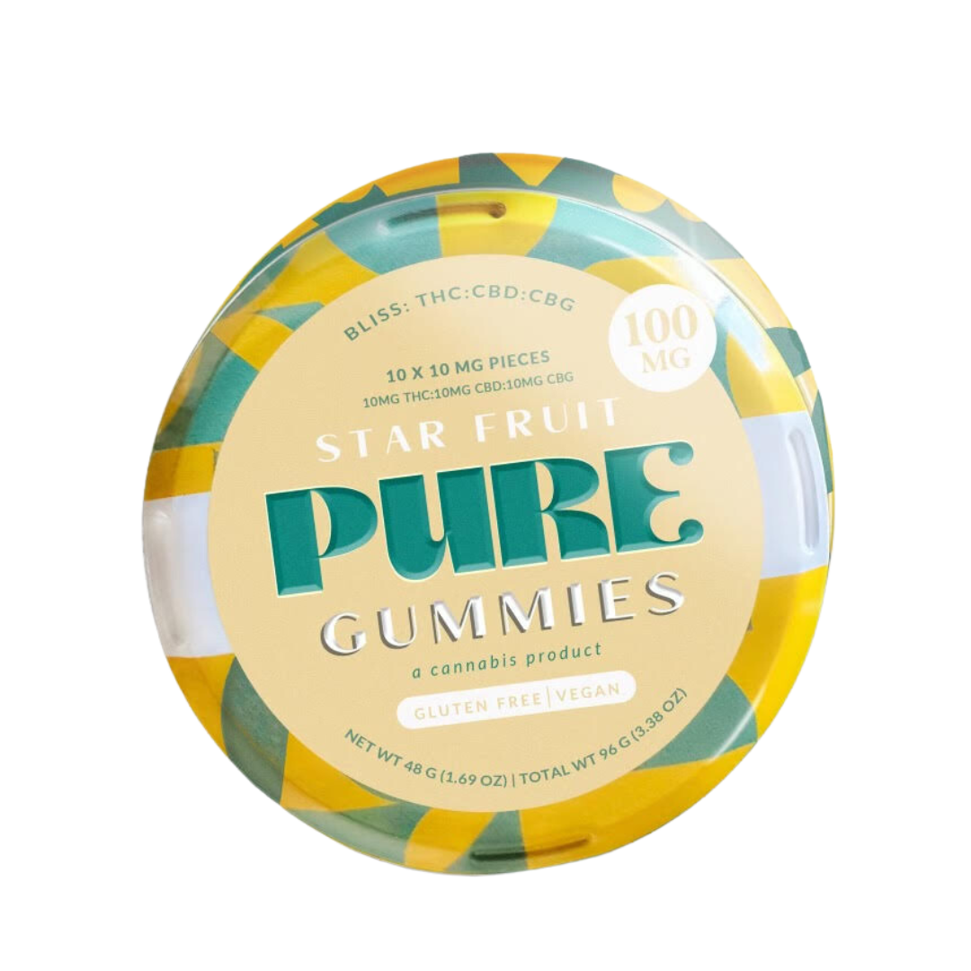 Photograph of product: Starfruit | 1: 1:1 TH-oui:CBD:CBG | 10 x 10mg