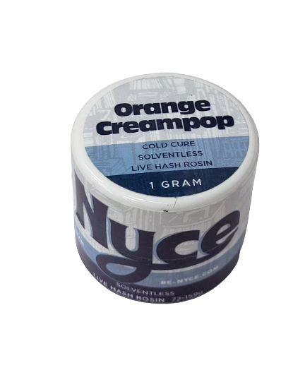 Photograph of Product: Orange Creampop | Live Rosin | 1g