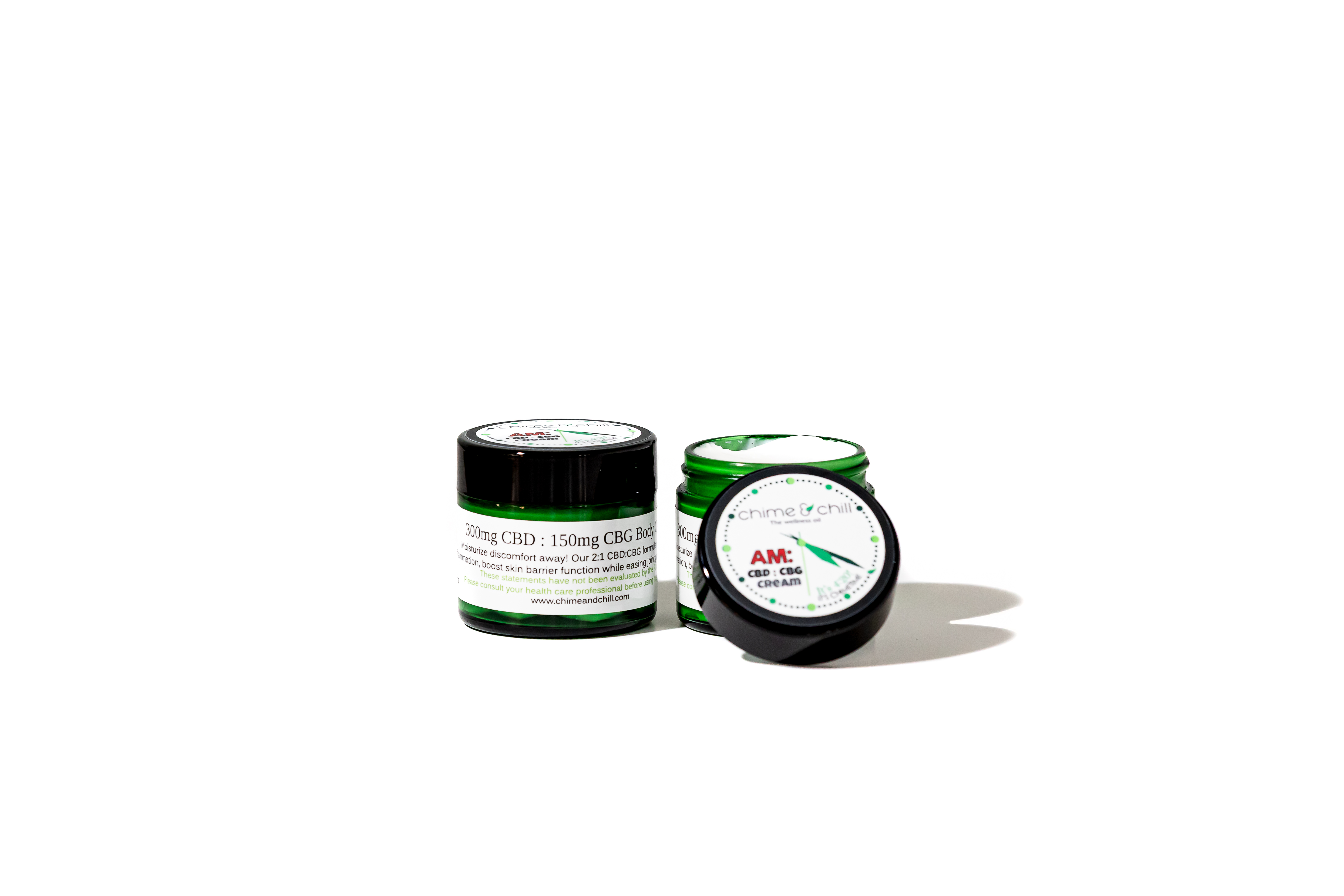 Photograph of Product: Chime & Chill | Cream | AM CBD : CBG