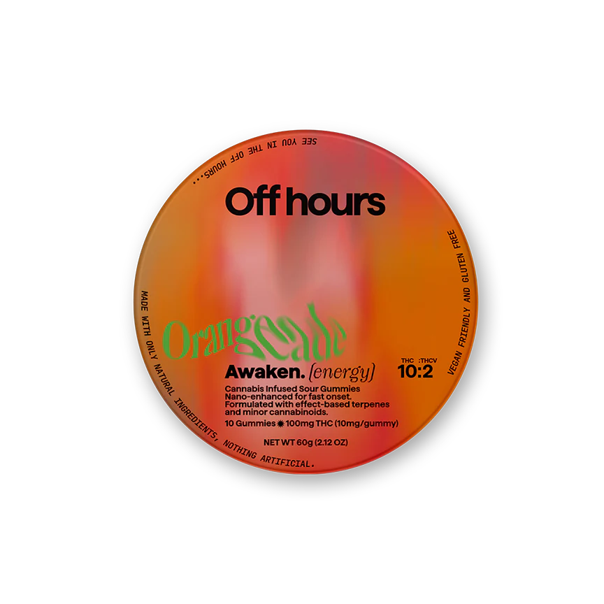 Photograph of product: Off Hours - Awaken - Orangeade - 10ct Gummies