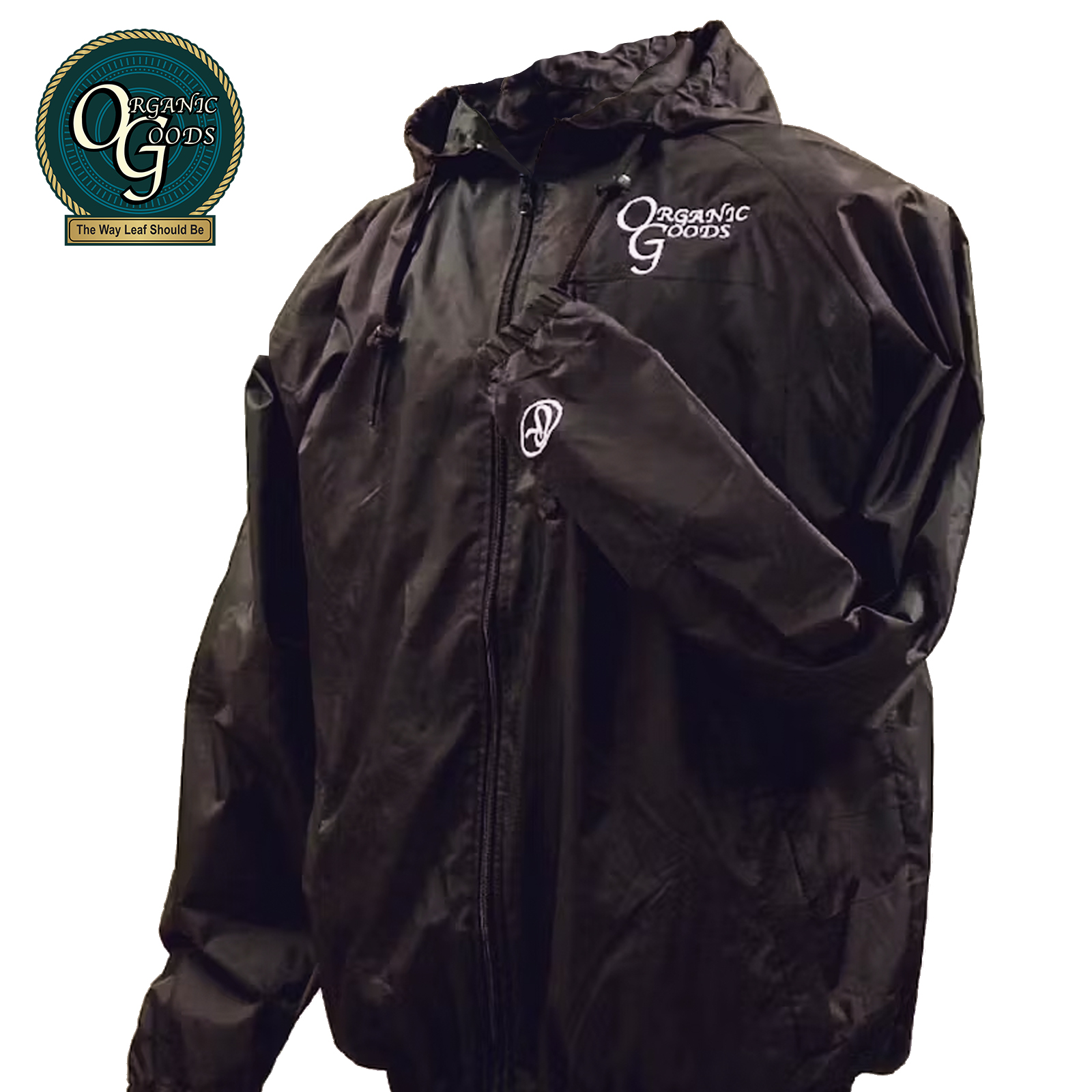 Photograph of product: Organic Goods Black Windbreaker