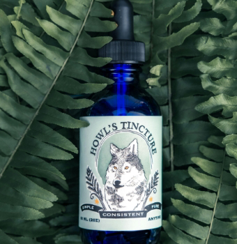 Photograph of product: Howls Anytime | Hybrid | Temple Kush Tincture | Howls