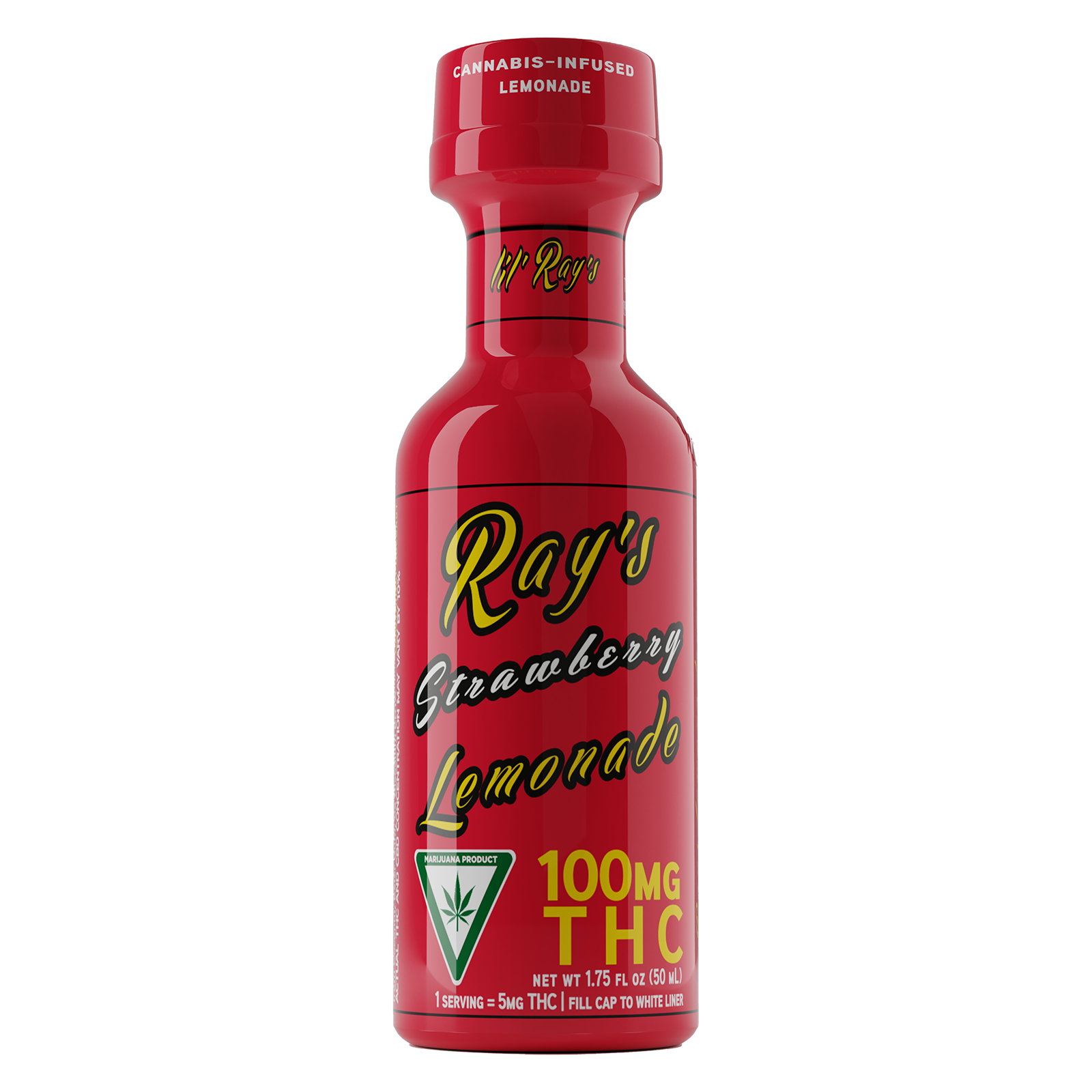 Photograph of product: Lil Ray's Strawberry Lemonade | 100mg