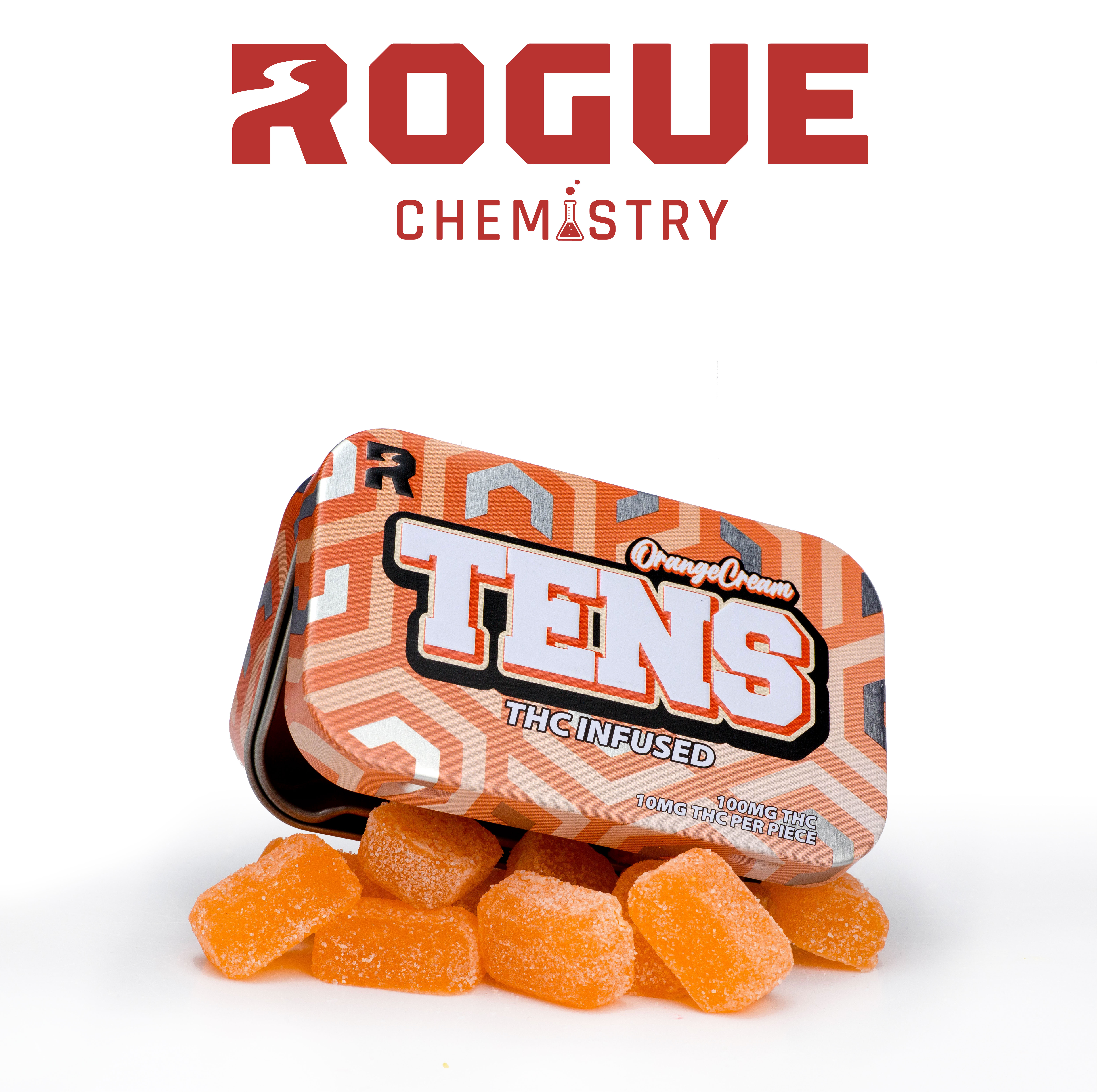 Photograph of product: Orange Cream TENS (10x10mg)