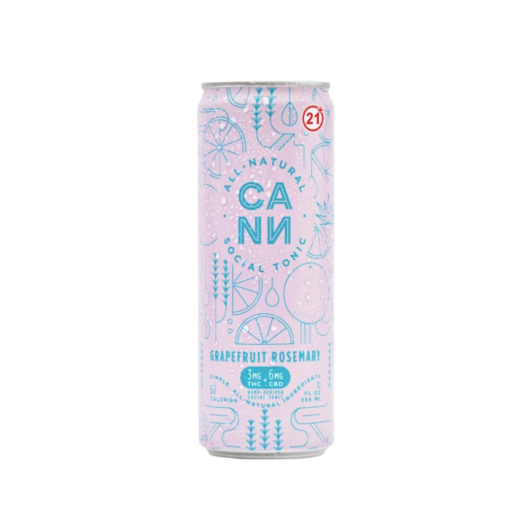 Photograph of product: Beverage | CANN | Grapefruit Rosemary Social Tonic | Single