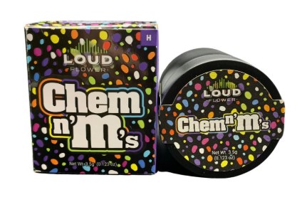 Photograph of product: MI Loud Flower Chem N' M's 3.5g