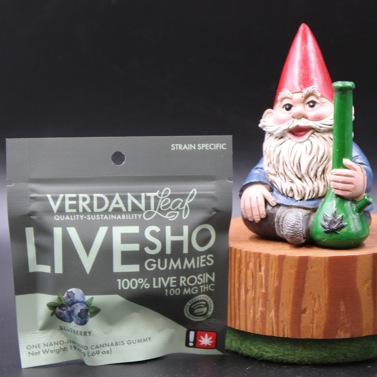 Photograph of product: Pineapple Live Sho 100mg  Gummie