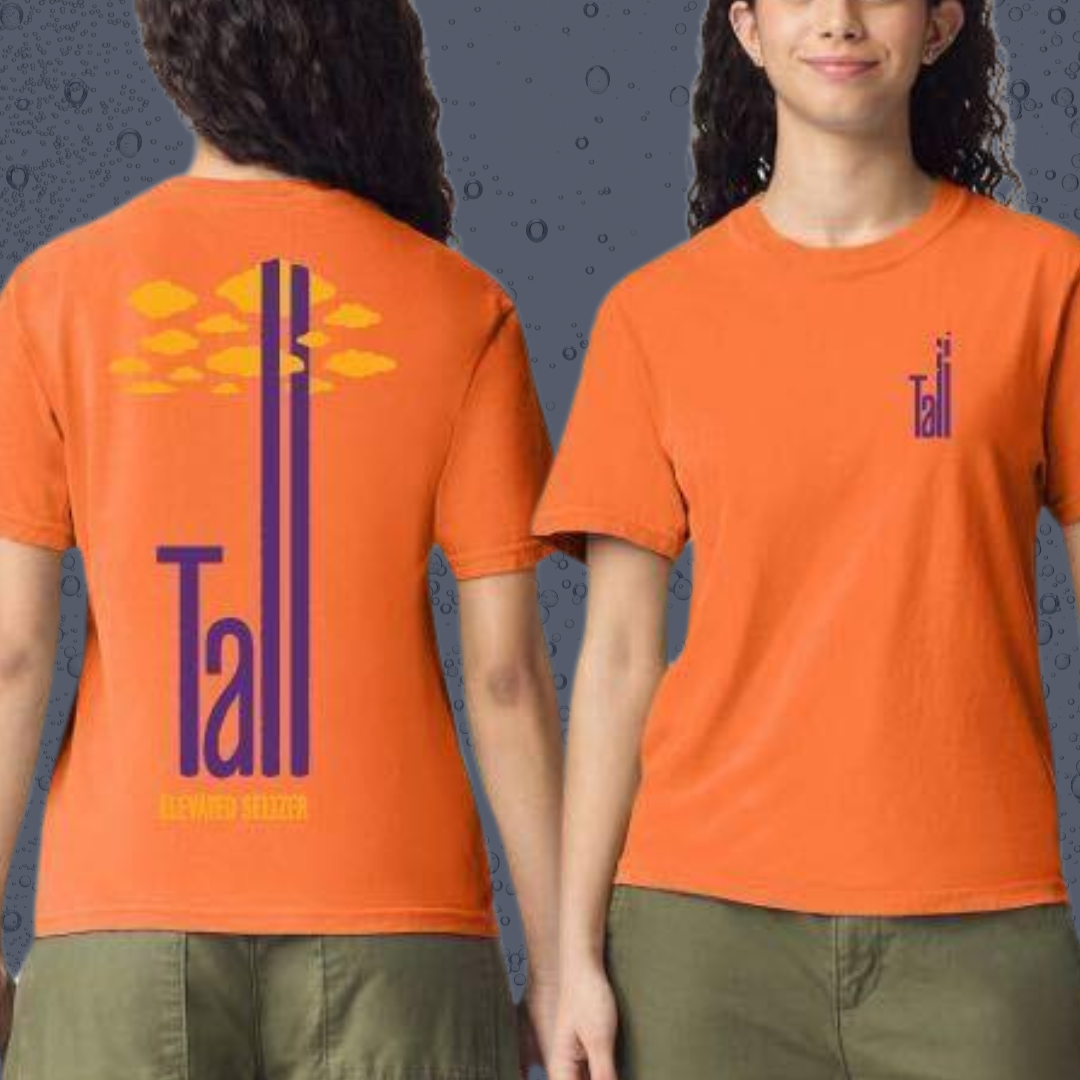Photograph of product: Tall T-Shirt - Orange (XL)