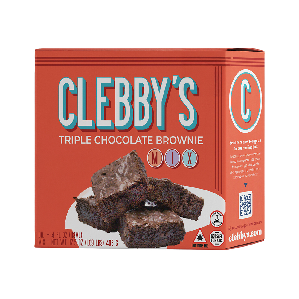 Photograph of product: Clebby's Tincture- Triple Chocolate Brownie (500mg)