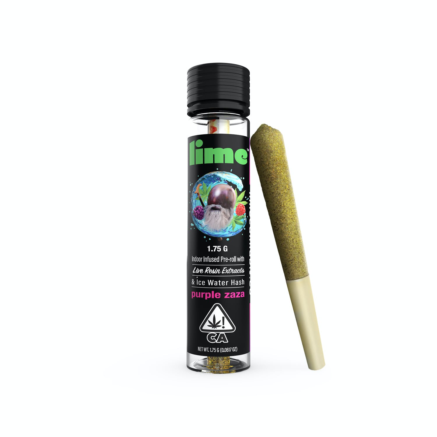 Photograph of product: Purple Zaza Triple Infused - Preroll-1.75g