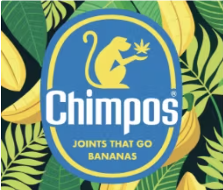 Photograph of product: Chimpos - Prerolls - 1g (10pk) - Citrus Burst - 10g