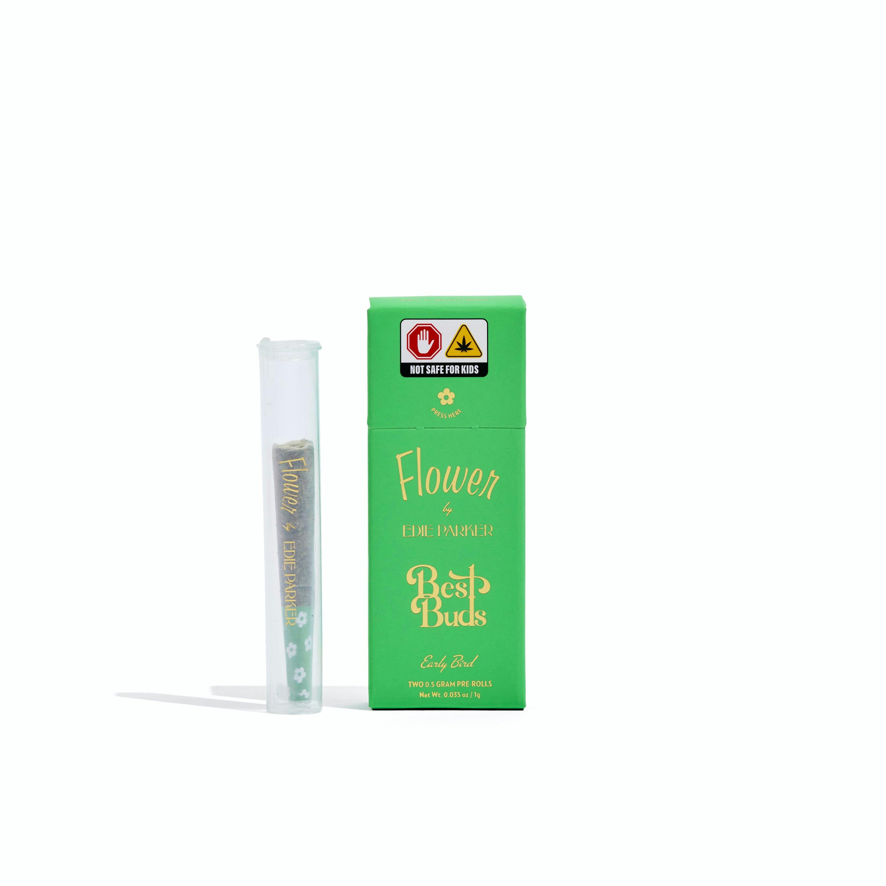 Photograph of product: Early Bird Prerolls - 2pk/1g (.5g each)