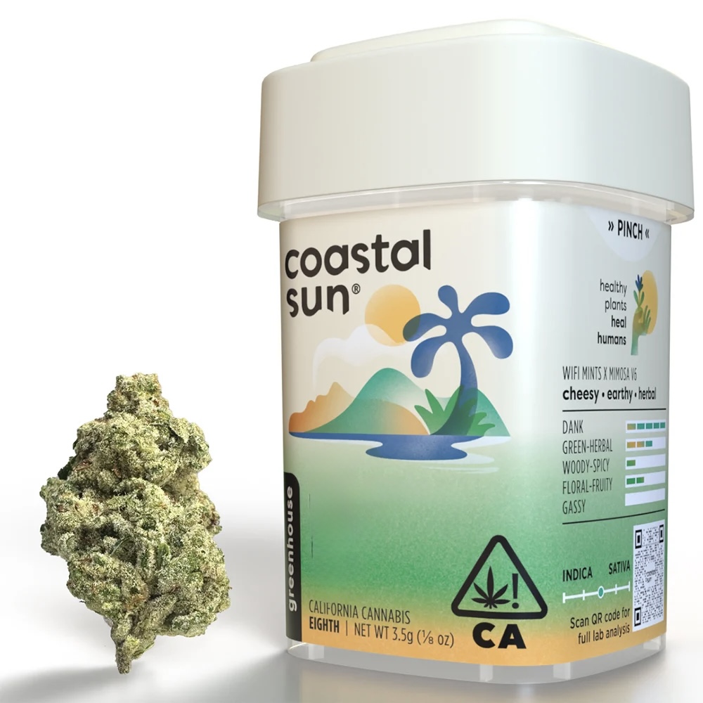 Photograph of product: Coastal Sun - Crumpets - OCAL Infused Flower - 7g