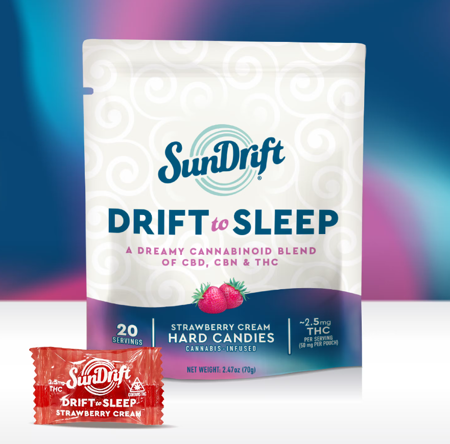 Photograph of product: Strawberry Cream Hard Candies [5mg 20pc}