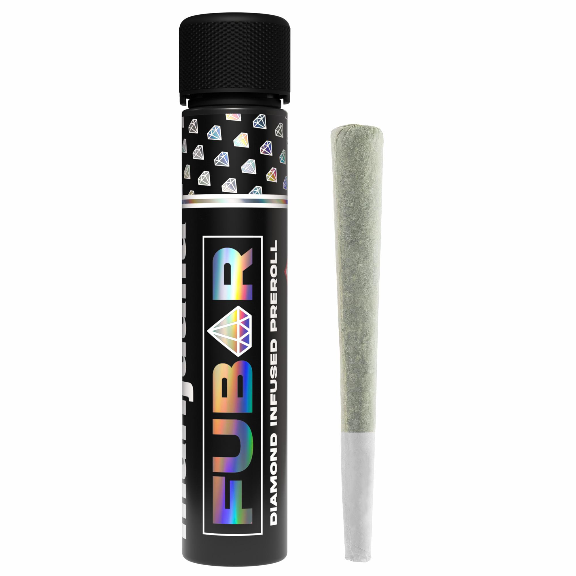 Photograph of product: Runtz TH-ouiA Diamond Infused Preroll (1g)