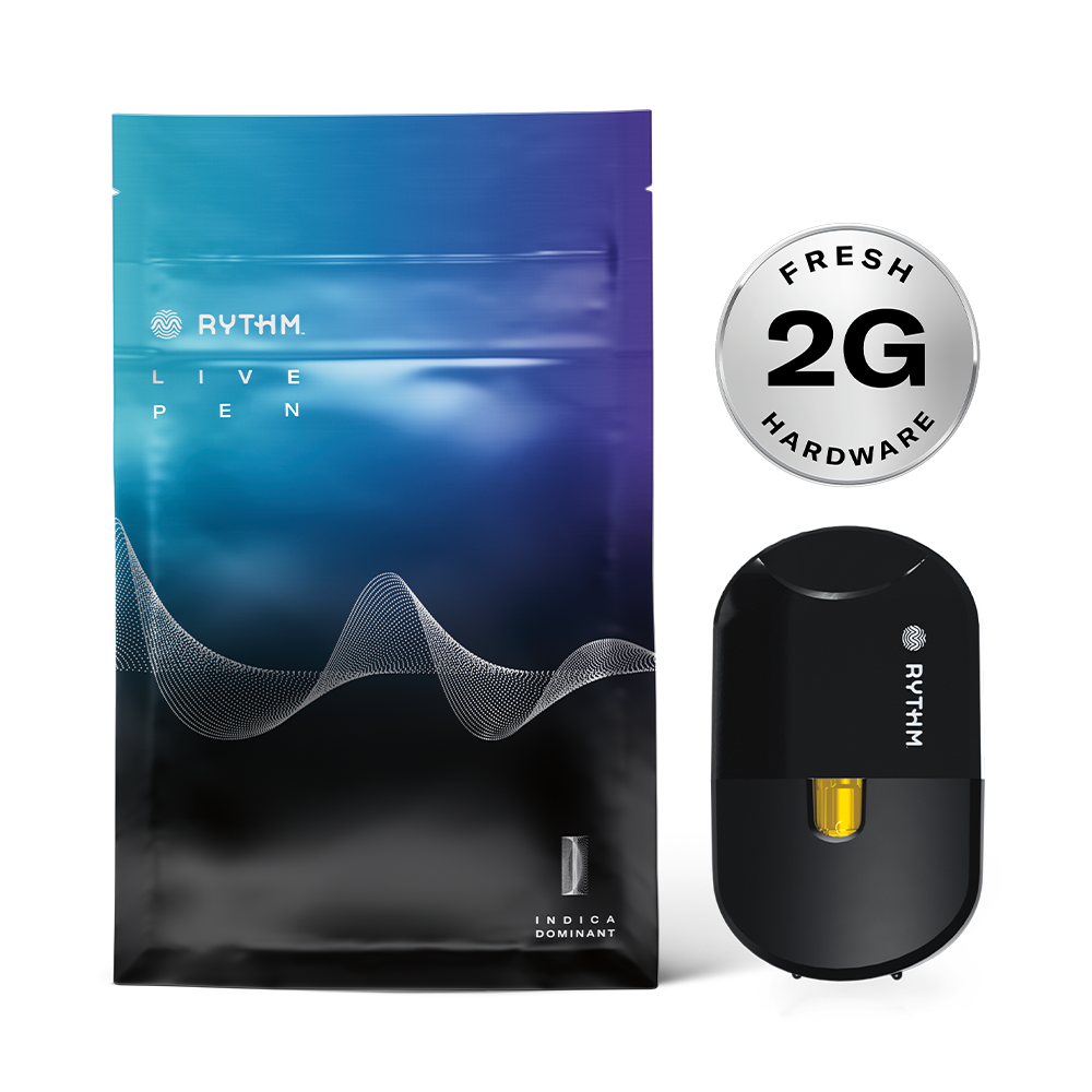 Photograph of product: Mystic Mint | Live Resin All-in-One Vape | Oui'd 2g