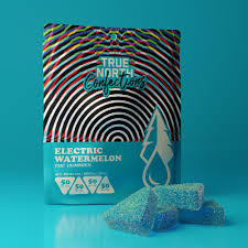 Photograph of Product: True North- Electric Watermelon | THC Vegan Gummies 4x50mg