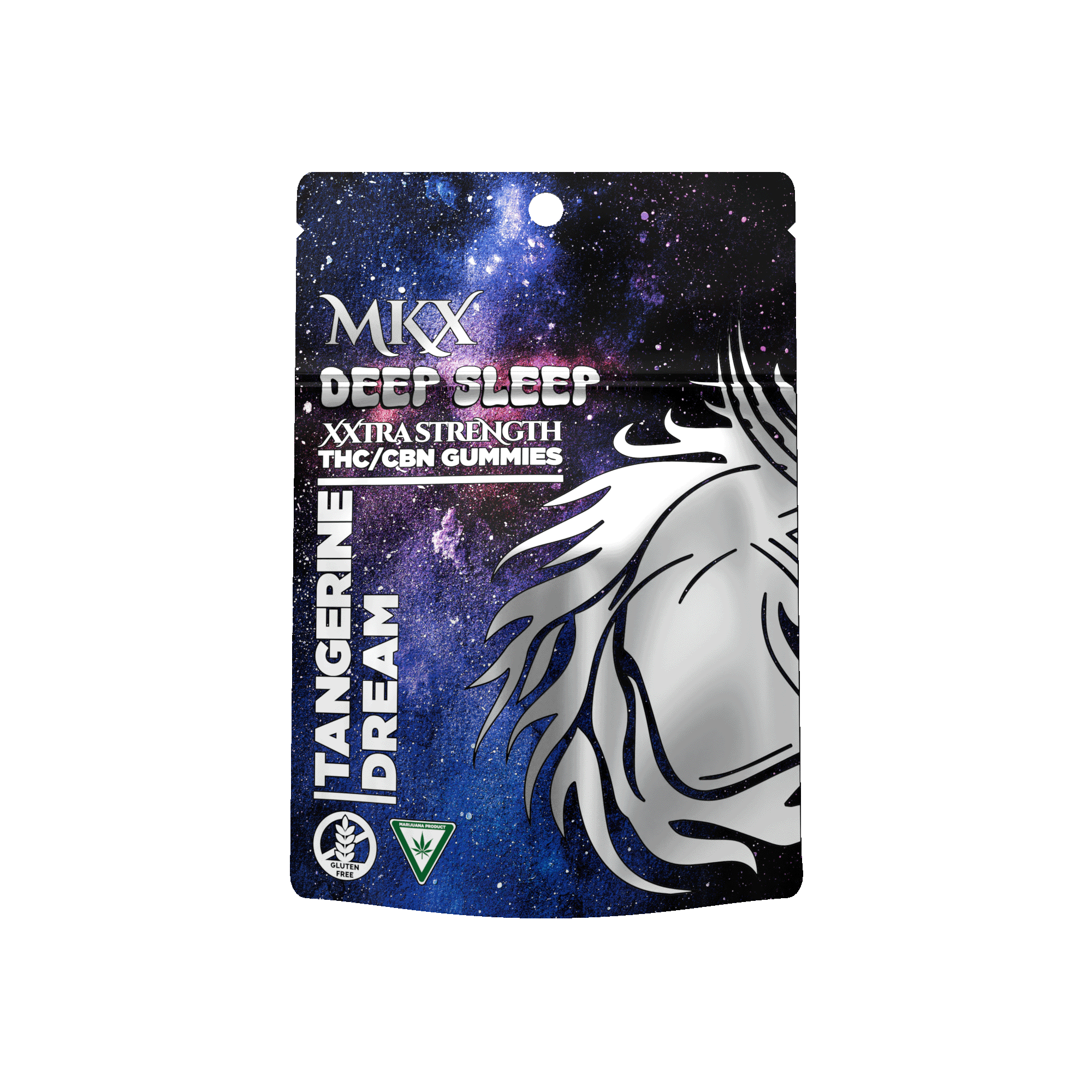 Photograph of product: MKX - Gummies - Deep Sleep Tangerine Dream 4:1 - 200mg - 10pk