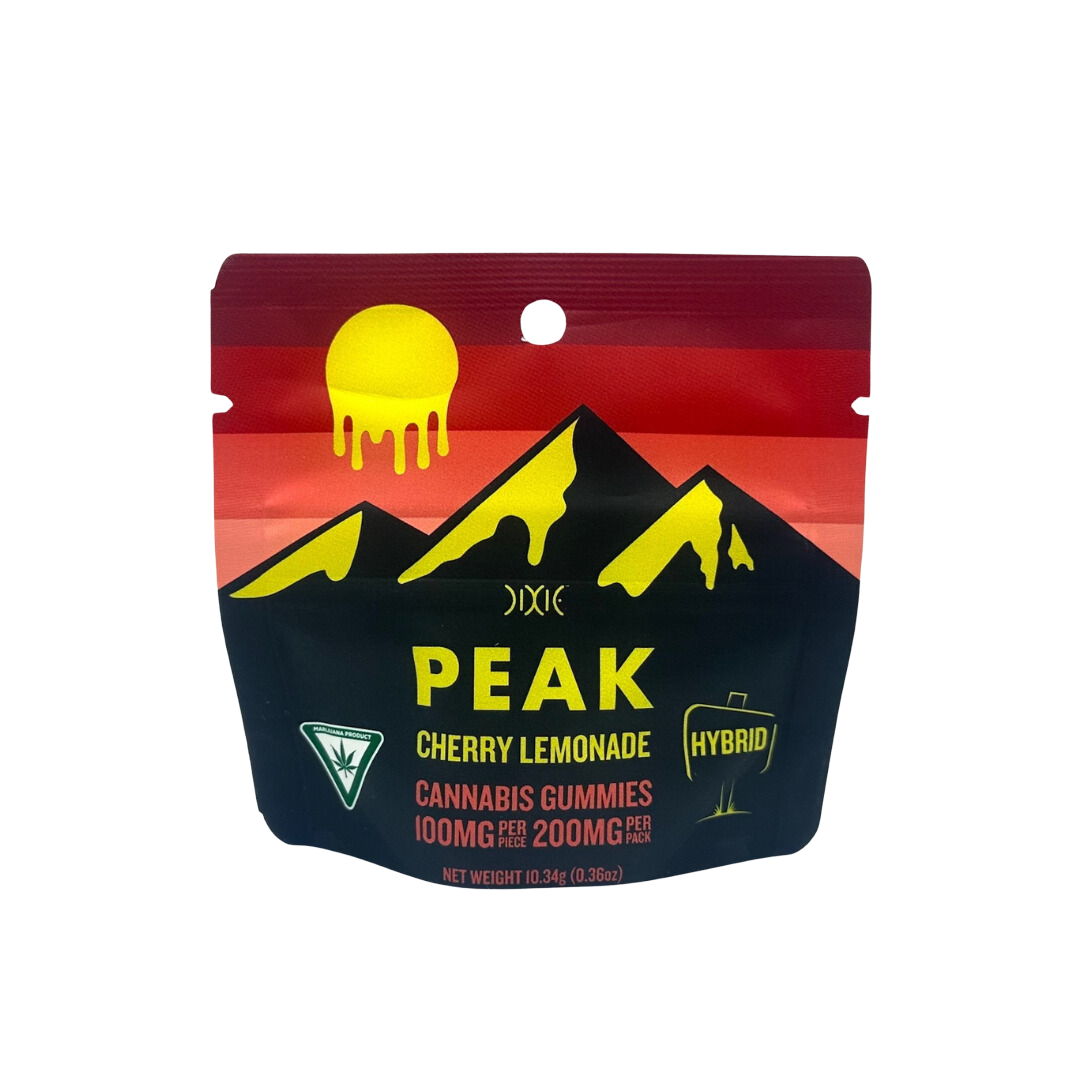 Photograph of product: Dixie | 200mg Peak Singles | Lemon Cherry