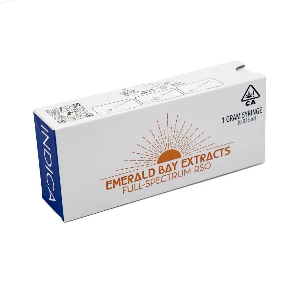 Photograph of Product: Emerald Bay Extracts - Glitter Bomb (Indica) RSO Syringe
