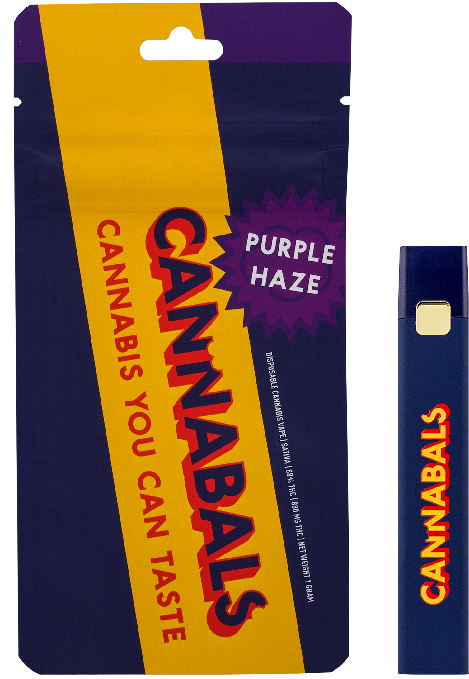 Photograph of product: Purple Haze | Disposable | 1g