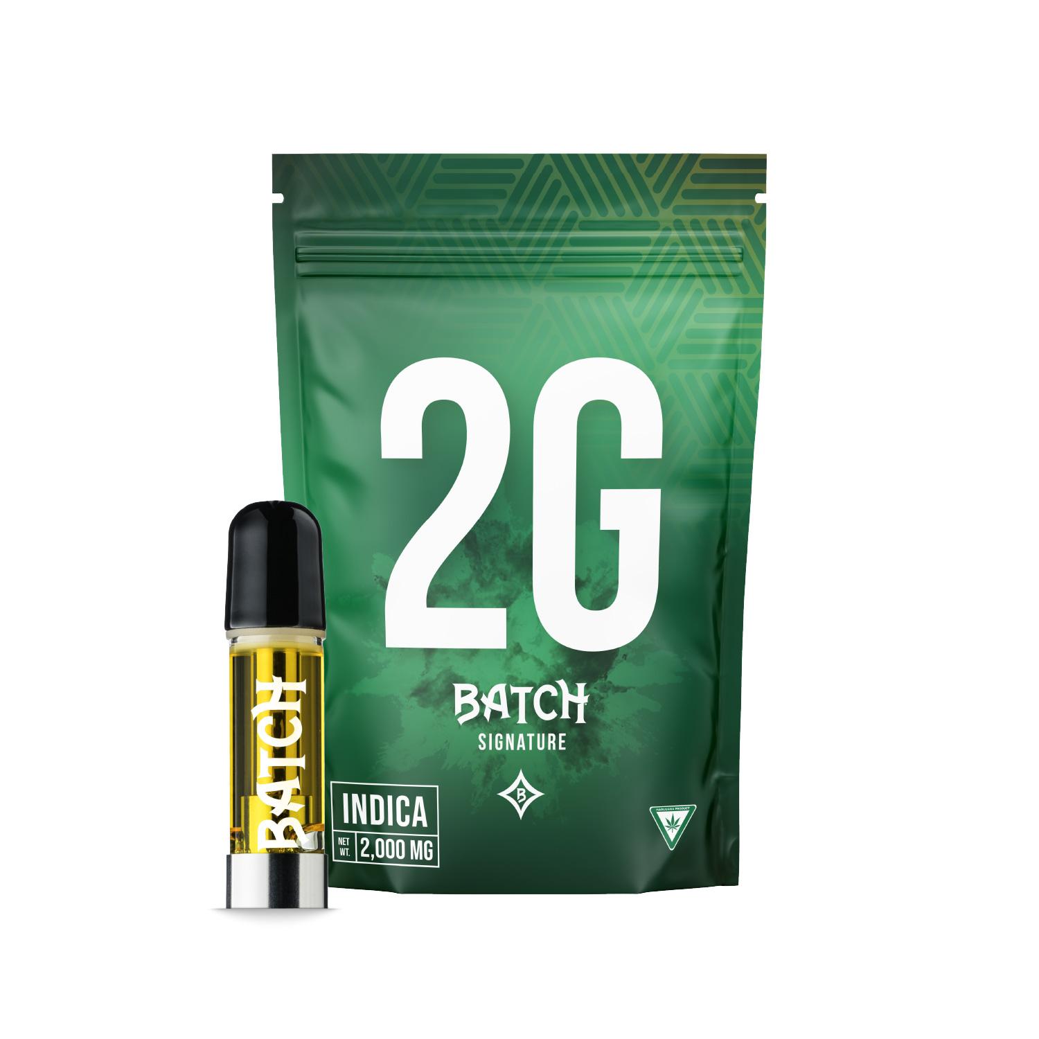 Photograph of product: BATCH - BLUEBERRY COOKIES - VAPE CART