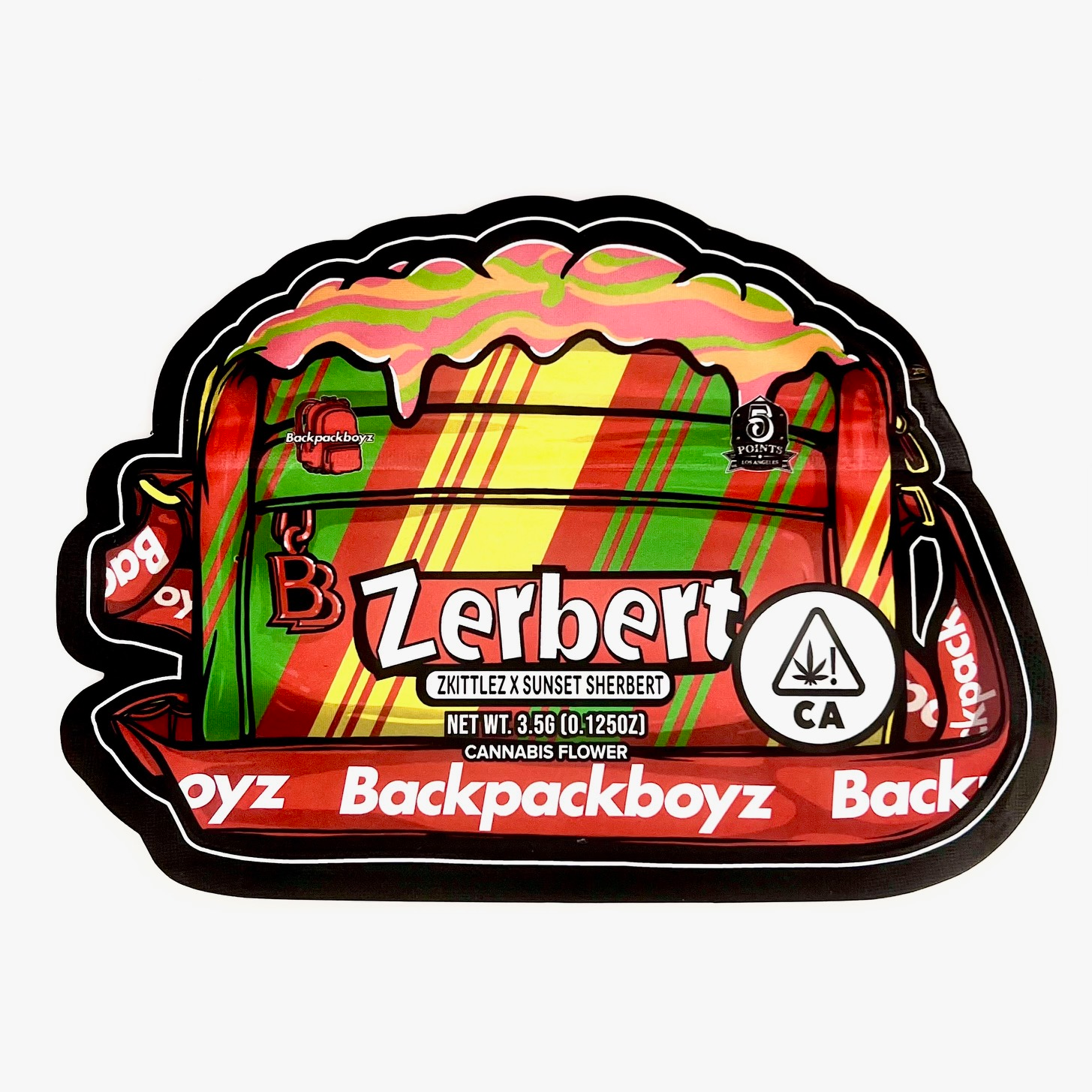 Photograph of product: $40 3.5g - Lemon Cherry Zkittles- BackPackBoyz