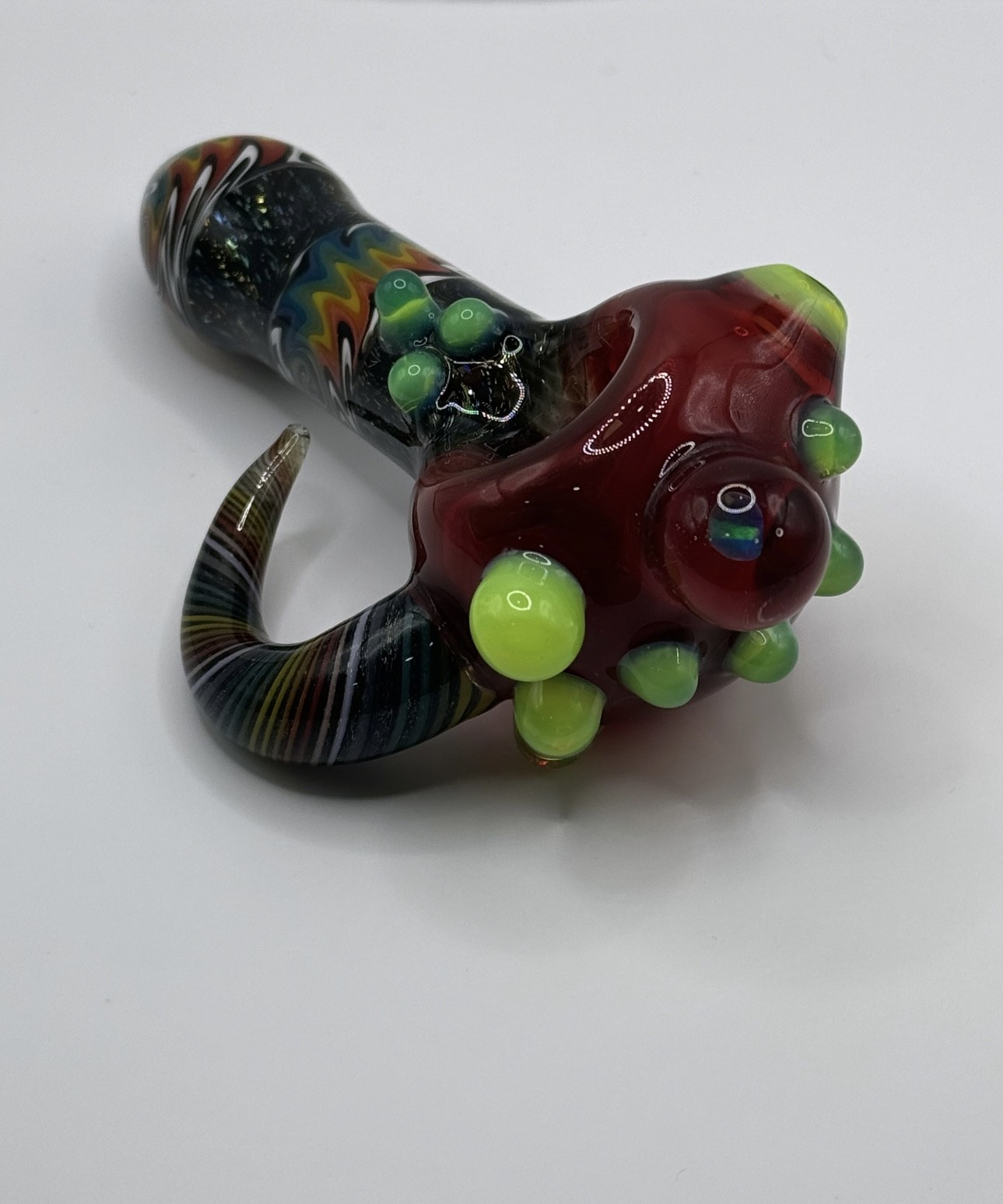 Photograph of product: SIREEL | DICHRO WIG WAG | HORNED SPOON | WITH OPAL MARBLE