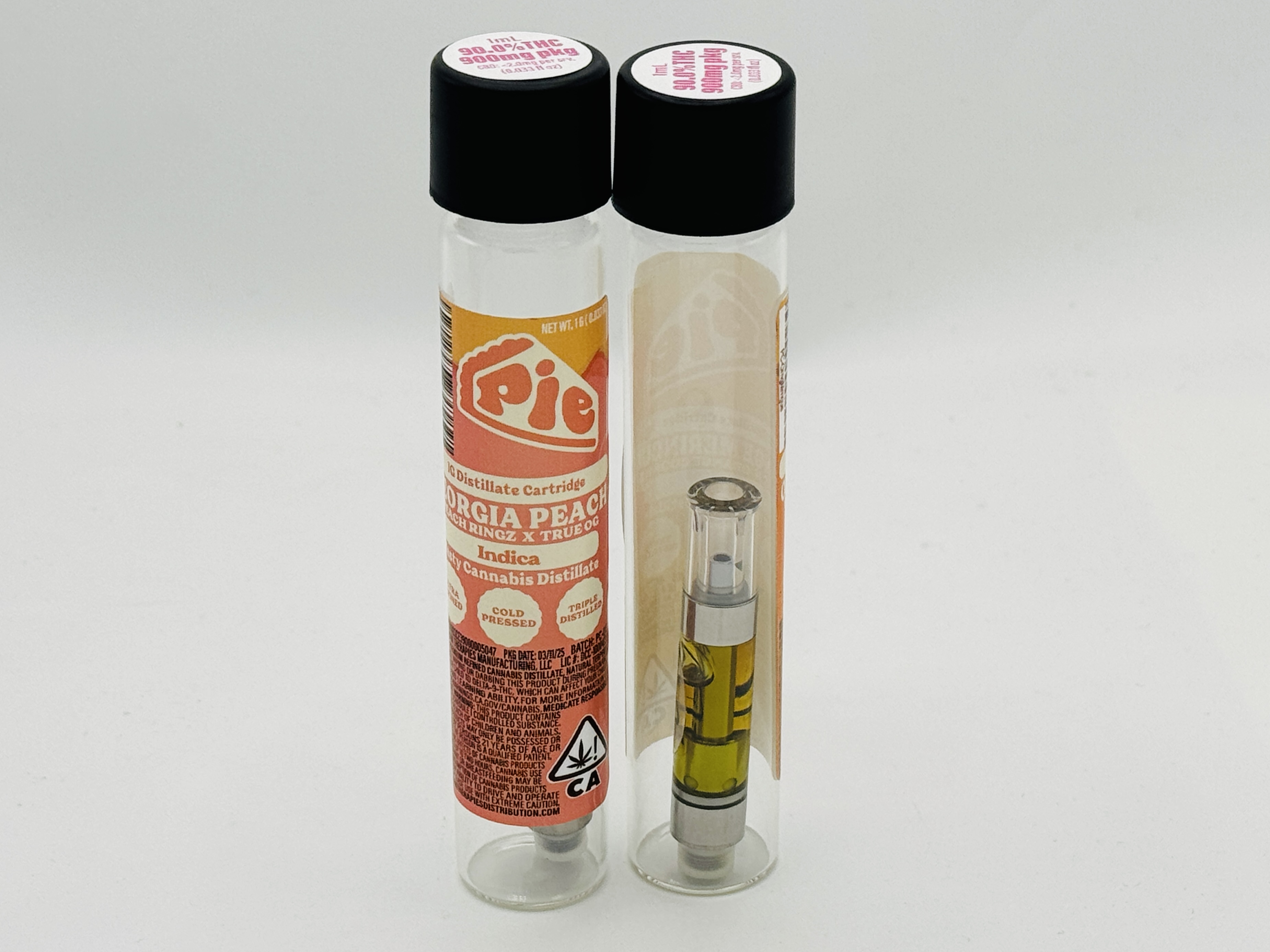 Photograph of product: Pie 1G Cartridge - Georgia Peach(Oui'd)