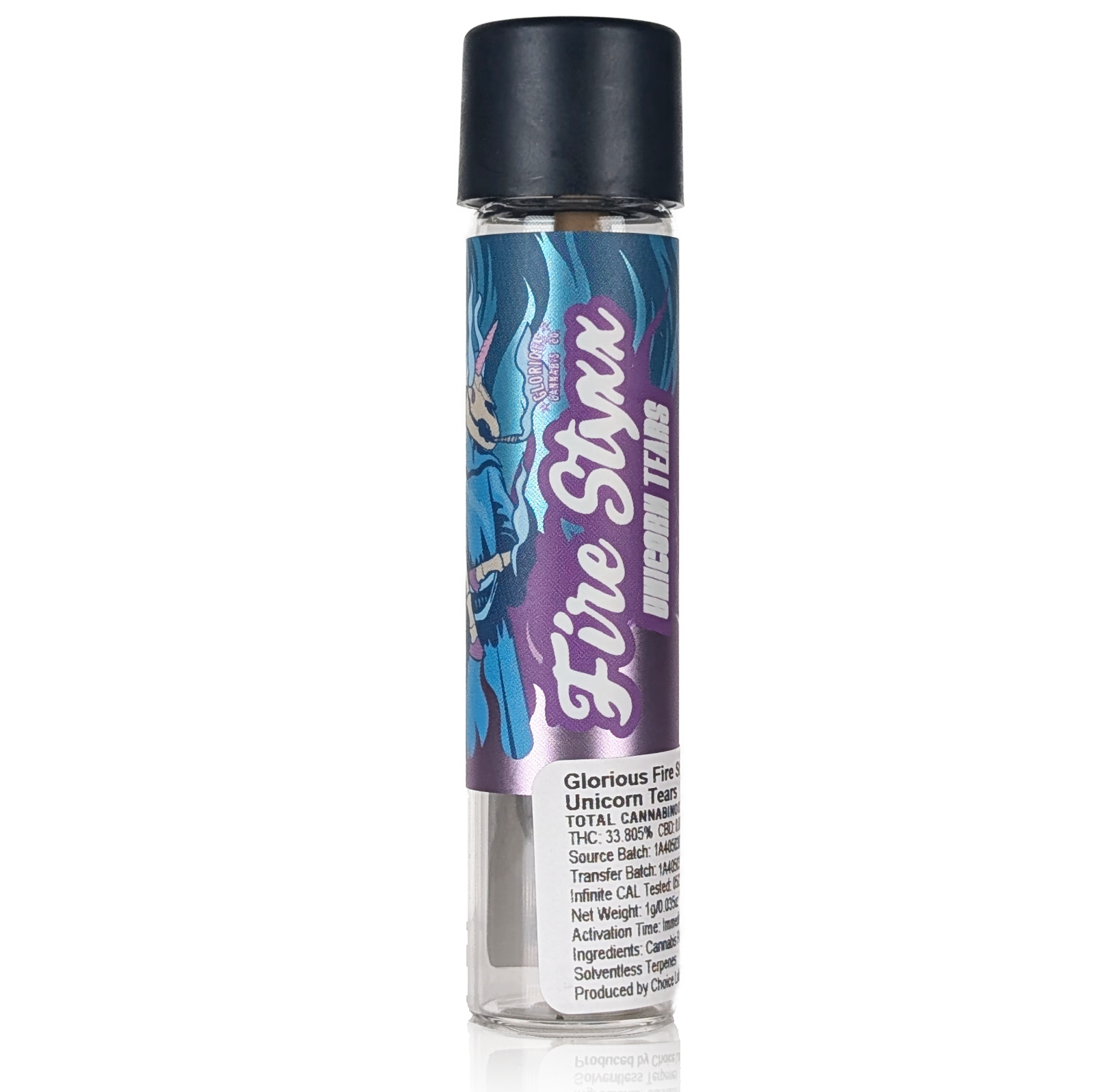 Photograph of product: FIRE STYXX - UNICORN TEARS - INFUSED PRE-ROLL