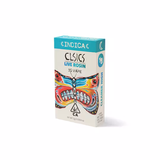 Photograph of product: CLSICS | Ghost Vapor | Rosin Cartridge