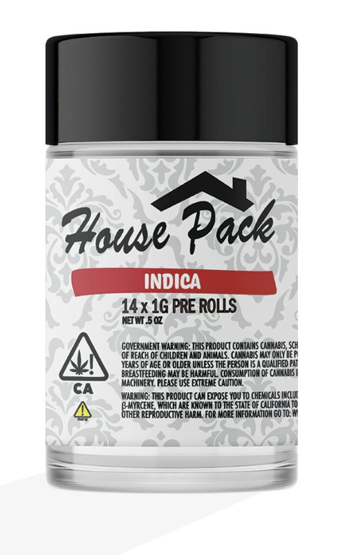 Photograph of Product: HOUSE PACK - INDICA 14PK