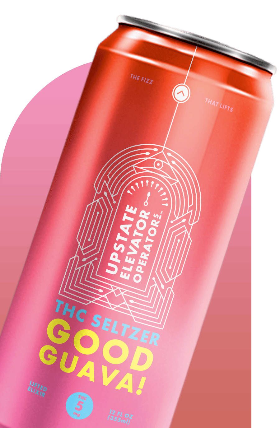 Photograph of product: Good Guava Seltzer 10mg