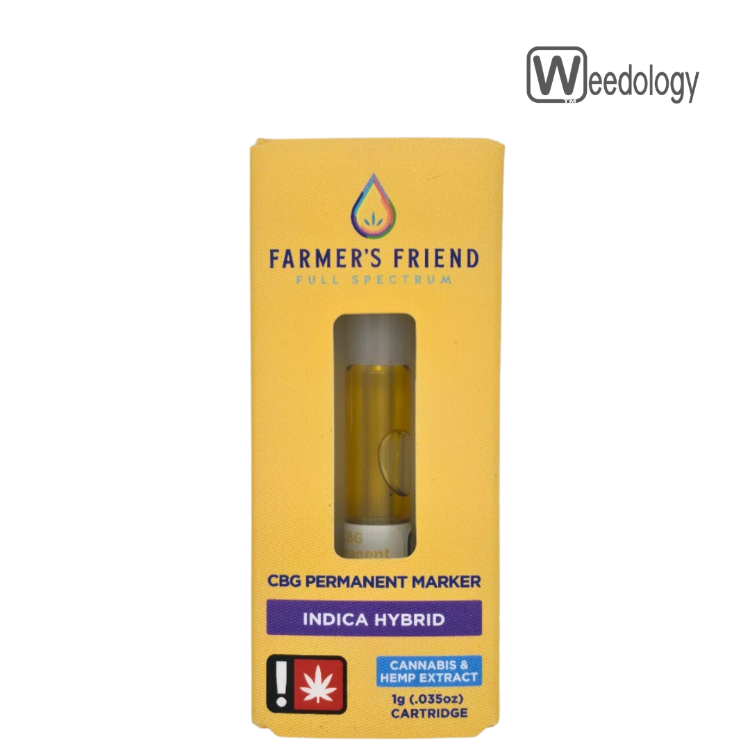 Photograph of product: Farmer's Friend 1g CBG PERMANENT MARKER FSE Vape