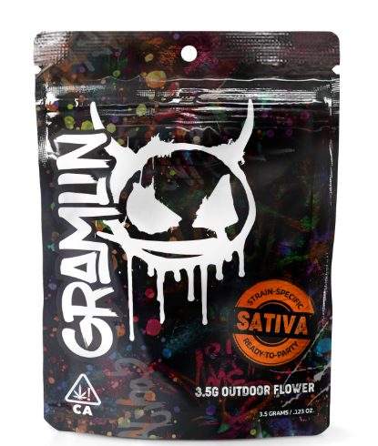 Photograph of product: Gramlin - Flower - Blueberry Cookiez - 3.5G