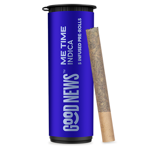 Photograph of product: GOOD NEWS Joint 2.5g Infused: Me Time 5pk