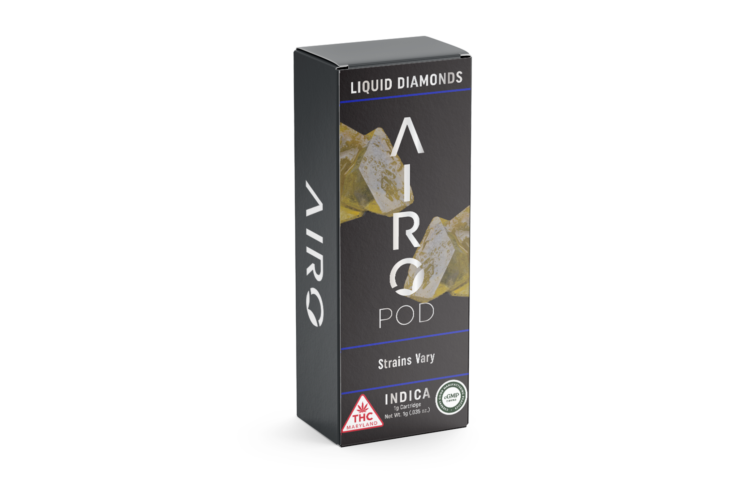 Photograph of product: Airo | Liquid Diamonds Vape Pod | Z Pie | 1000mg
