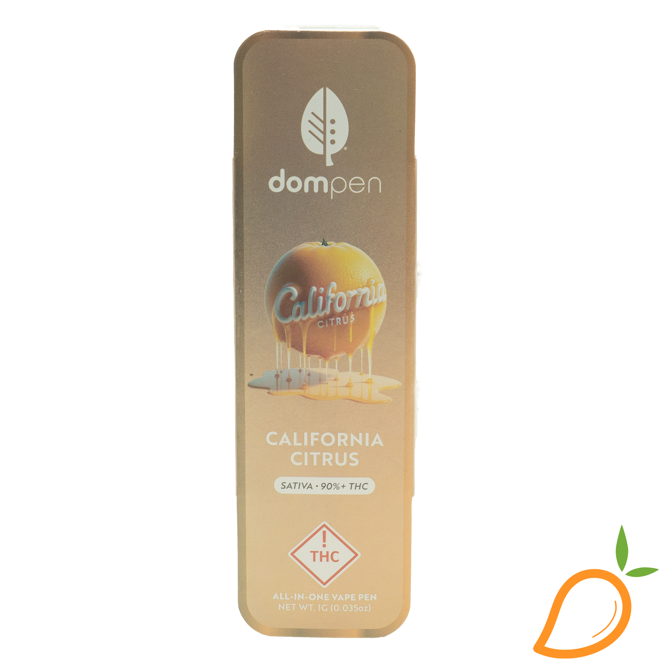 Photograph of product: 1g California Citrus Disposable Vape DomPen