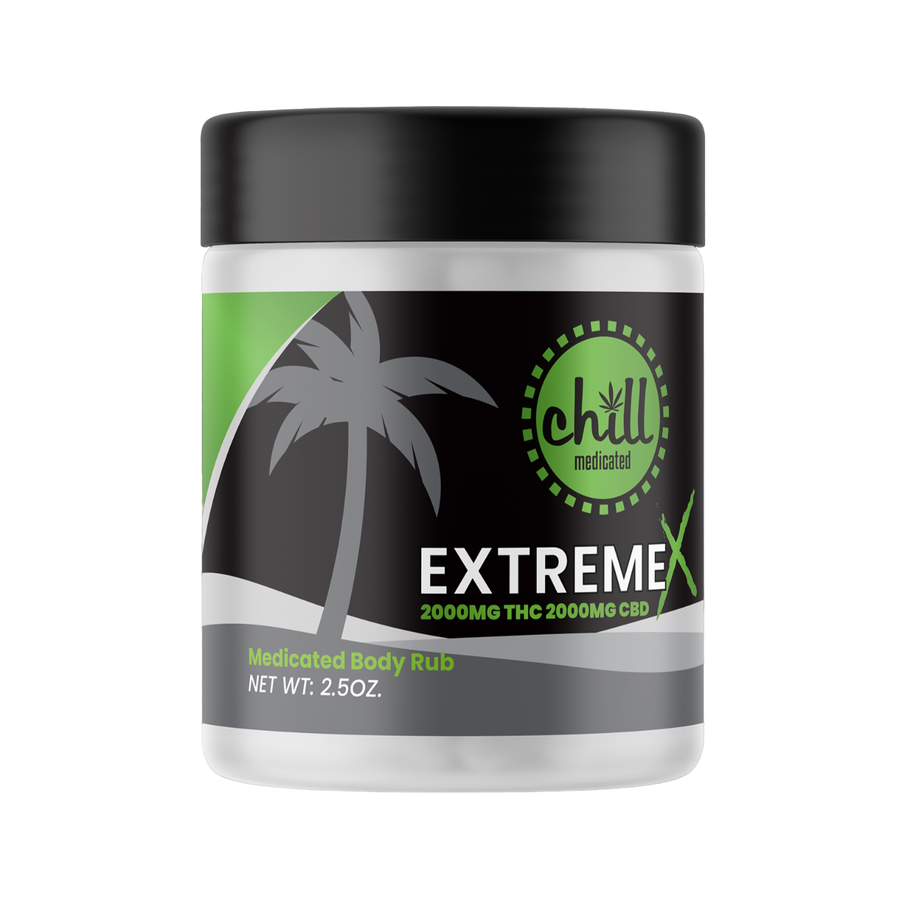 Photograph of product: Chill Medicated Extreme X Body Rub  2000mg TH-oui | 2000mg CBD