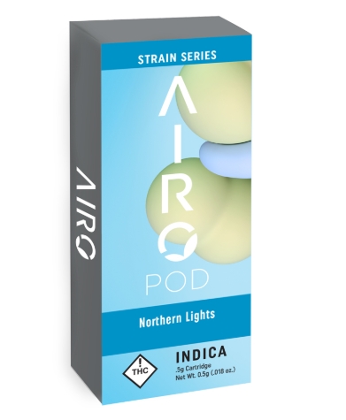 Photograph of product: Airo Disposable 2g- Northern Lights (Strain Series)