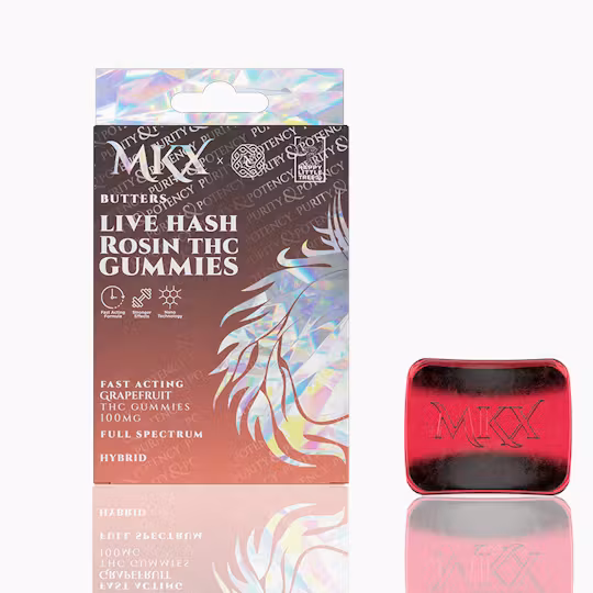 Photograph of product: Grapefruit 100mg au chocolat Rosin Gummies