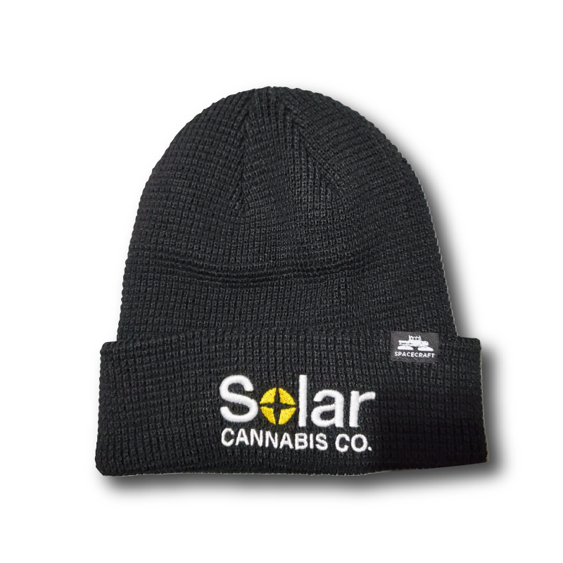 Photograph of Product: Solar Cannabis Co. Beanie | Spacecraft | Black