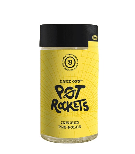 Photograph of product: Daze Off | Infused Pre-Roll Pack | Desayuno Pot Rockets