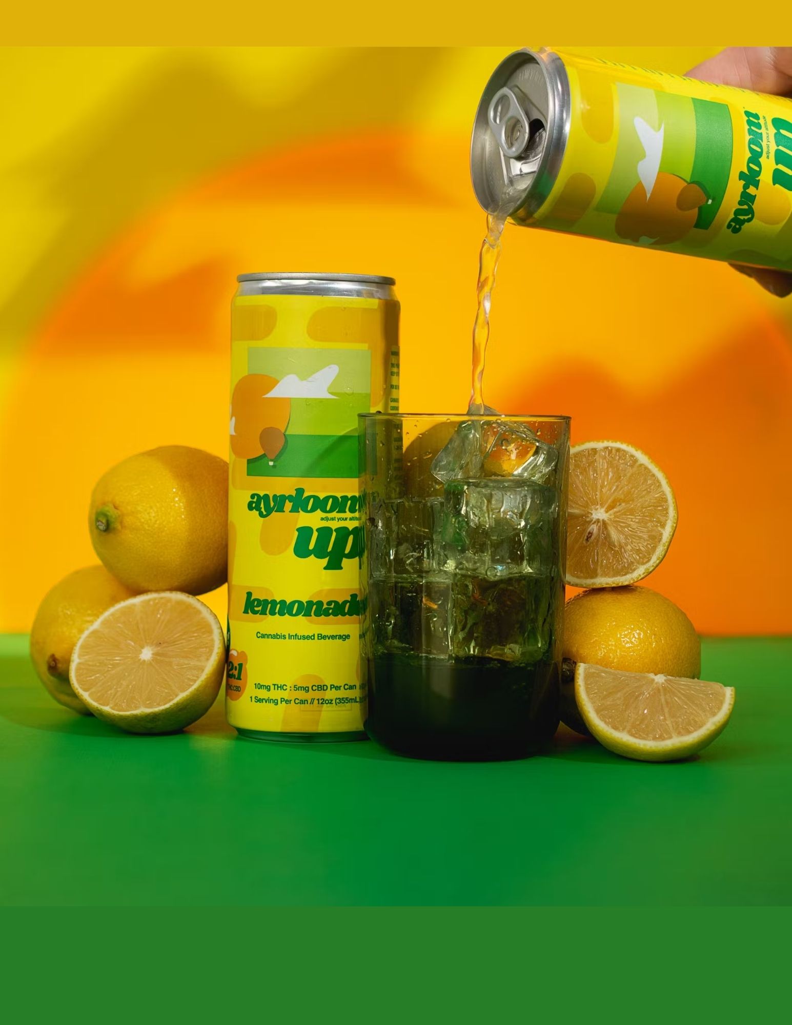 Photograph of product: Ayrloom 12oz Beverage- Lemonade UP | 2:1 | 10mg