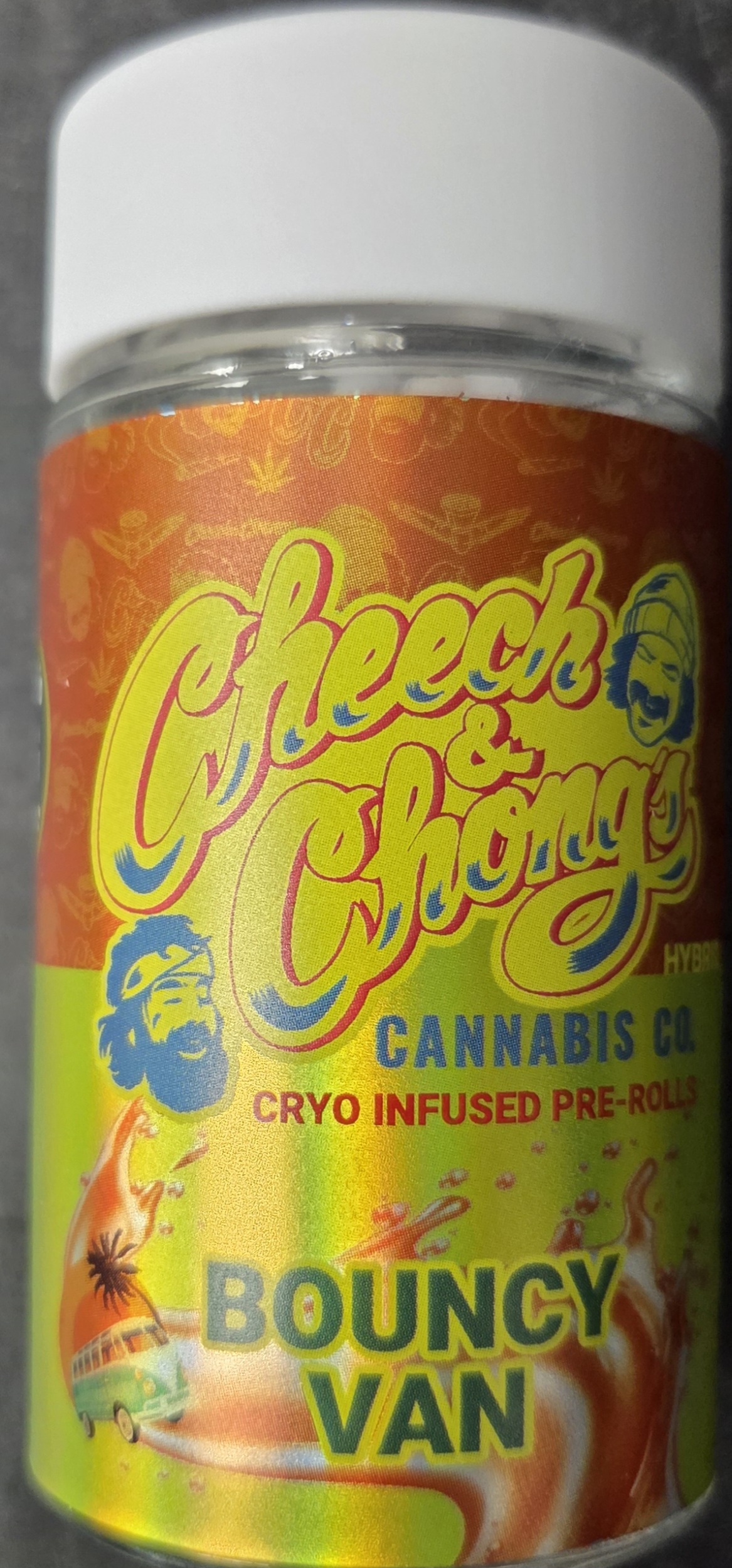 Photograph of product: Cheech & Chong - Bouncy Van - x 6 Infused Preroll Pack