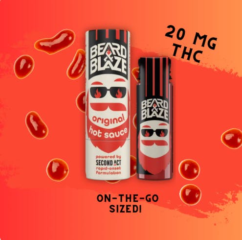 Photograph of product: BEARD AND BLAZE | HOT SAUCE | 20MG
