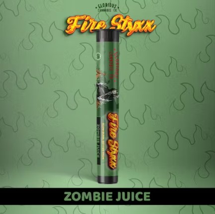 Photograph of product: Zombie Juice Infused Pre-Roll | 1g - Fire Styxx