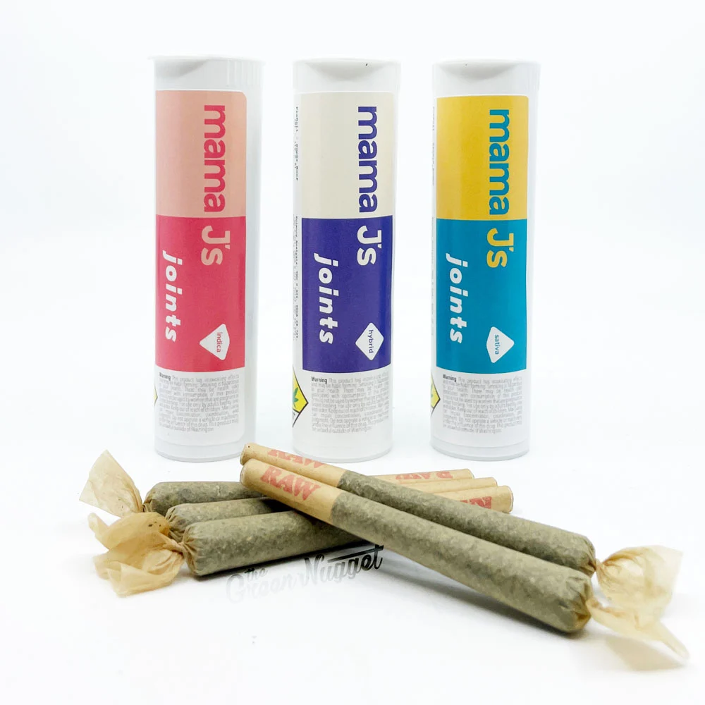 Photograph of product: Mama J's - Banana Cake (H) - Pre-roll Pack 1g x 5 - 5g